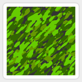 Green Camouflage Sticker